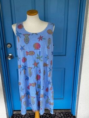 Blue Beach Cover Up dress